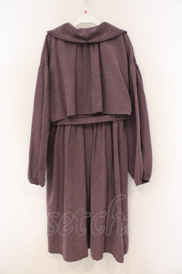 画像3: merry jenny / 2way トレンチワンピース  パープル O-26-03-21-113-LO-OP-IG-OS (3)