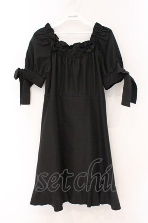 画像: MILK / Twin Ribbonワンピース  クロ O-26-03-21-117-ML-OP-IG-OS