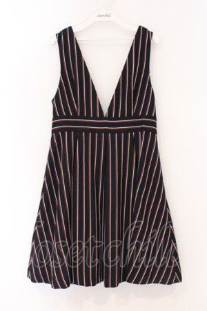 画像: MILK / レジメンタルジャンパースカート  ネイビー O-26-03-21-119-ML-OP-IG-OS