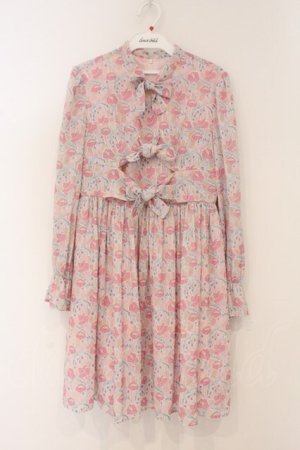 画像: MILK / ガーデンDress  ピンク O-26-03-21-120-ML-OP-IG-OS