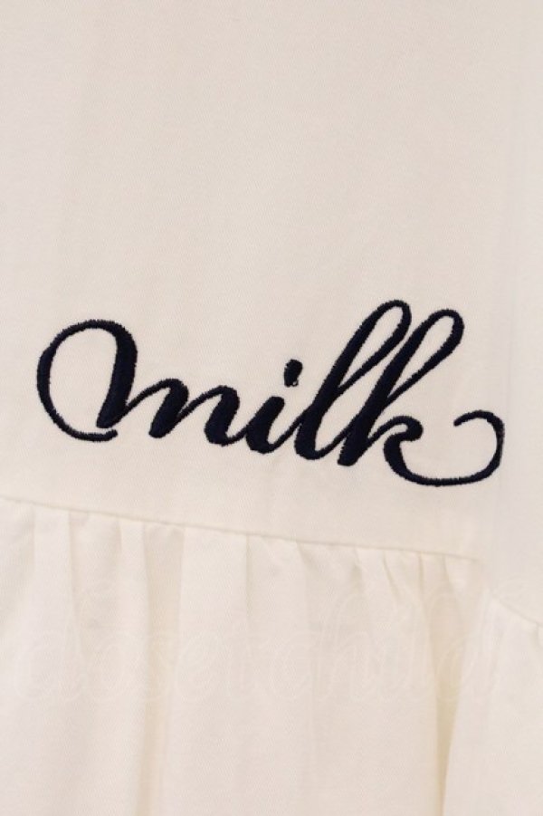 画像3: MILK / Sailorティアードワンピース  シロ O-26-03-21-121-ML-OP-IG-OS (3)
