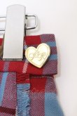 画像2: MILK / チェルシー mini スカート  ブルー×レッドチェック O-26-03-21-122-ML-SK-IG-OS (2)
