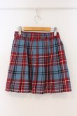 画像3: MILK / チェルシー mini スカート  ブルー×レッドチェック O-26-03-21-122-ML-SK-IG-OS (3)