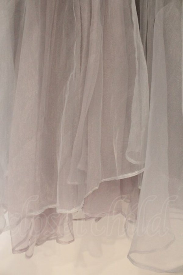 画像3: LA BELLE ETUDE / Odette オーガンジースカート  ミントグレー O-26-03-21-125-GO-SK-IG-OS (3)