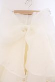 画像2: LA BELLE ETUDE / Odette MINI ボリューオーガンジースカート  アイボリー O-26-03-21-127-GO-SK-IG-OS (2)