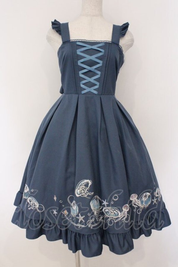 画像1: Amavel / Jerryfish Aquariumジャンパースカート  ブルー O-26-03-21-128-CA-OP-IG-OS (1)