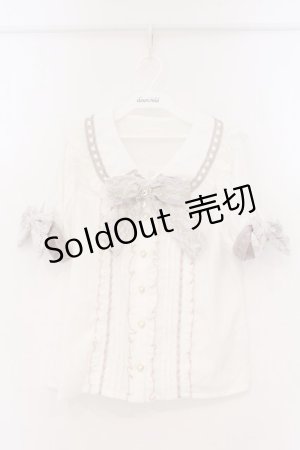 画像: LIZ LISA / ハートレース襟ブラウス  シロ O-26-03-21-129-LO-BL-IG-OS