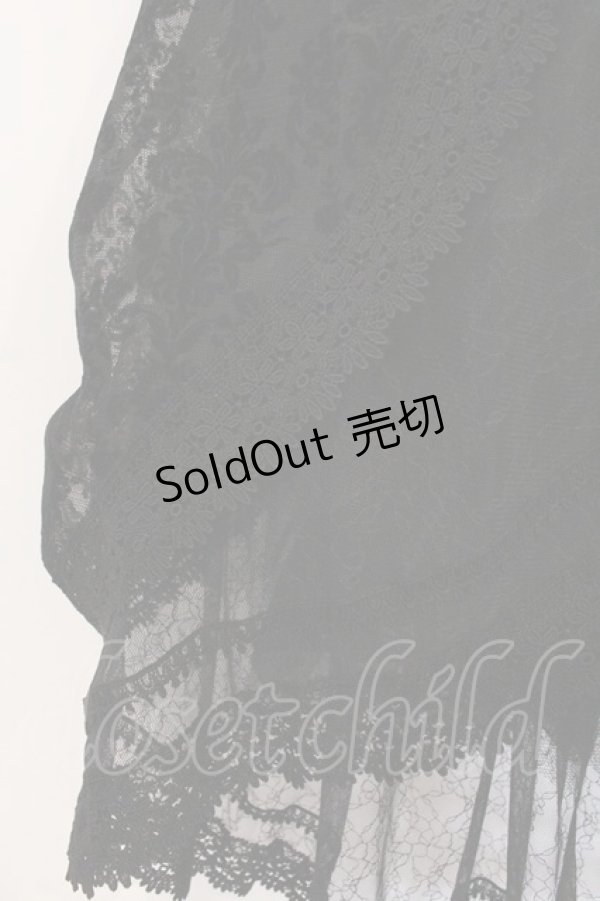 画像3: abilletage / Corset d’Ombreオーバースカート  ブラック O-26-03-21-130-GO-SK-IG-OS (3)