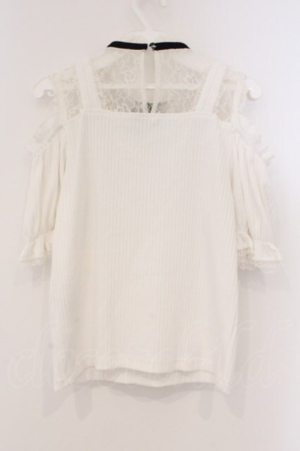 画像3: Rojita / ハートバックルレース切替テレコトップス  シロ O-26-03-21-012-LO-TO-IG-OS (3)