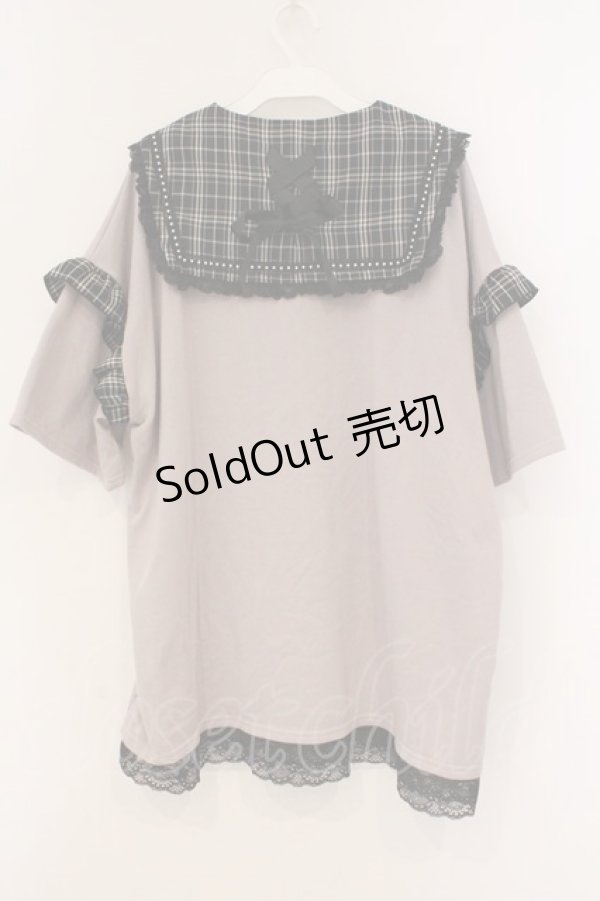 画像4: NOEMIE / クロスptセーラーカットソー M ラベンダー O-26-03-21-018-LO-TO-OW-OS (4)