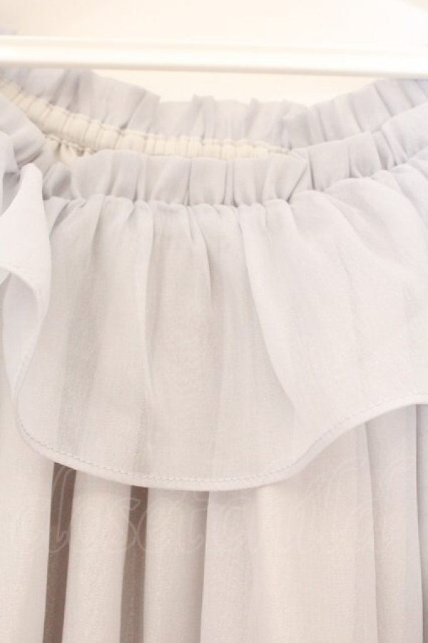 画像2: F&A / シアーオフショルフリルプルオーバーブラウス F グレー O-26-03-21-024-LO-BL-OW-OS (2)