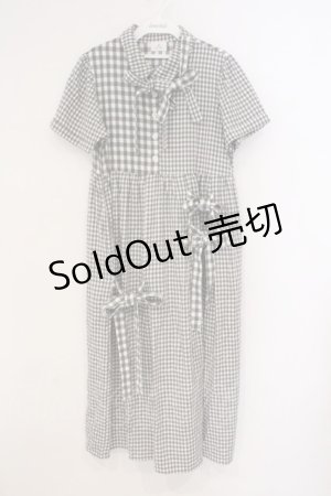 画像: merry jenny / リボンがいっぱいワンピース F グレー O-26-03-21-026-LO-OP-OW-OS