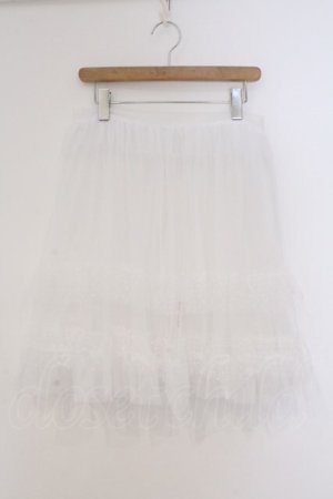 画像: virally / チュールエプロン S シロ O-26-03-21-003-PU-ZA-IG-OS