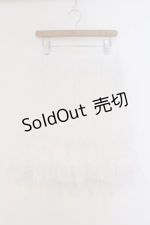 画像: virally / チュールエプロン S シロ O-26-03-21-003-PU-ZA-IG-OS