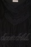画像2: axes femme / レース重ねワンピース  クロ O-26-03-23-031-AX-OP-IG-OS (2)