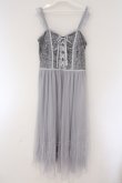 画像1: axes femme / レース重ねキャミワンピース M グレー O-26-03-23-035-AX-OP-IG-OS (1)
