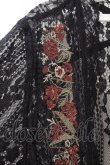 画像2: axes femme / フラワー刺繍レースカーデ/ミュルーズ染織美術館コラボ  クロ O-26-03-23-040-AX-TO-IG-OS (2)
