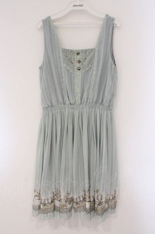 画像1: axes femme / メルヘン柄ノースリチュニ  ミント O-26-03-23-043-AX-OP-IG-OS (1)