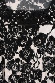 画像2: INGEBORG / 花柄カットワンピース 11 シロ×クロ O-26-03-23-048-LO-OP-OW-OS (2)