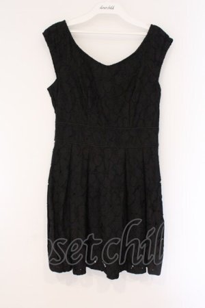 画像: dazzlin / バックレースアップジャンパースカート M クロ O-26-03-23-051-GO-OP-OW-OS