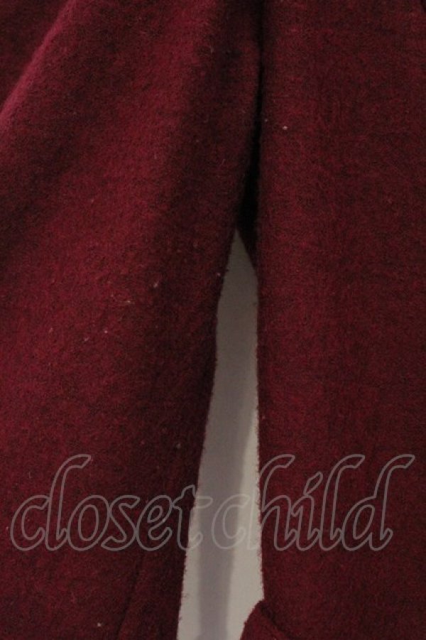 画像2: dazzlin / ベルト付き起毛ワンピース M ワイン O-26-03-23-053-GO-OP-OW-OS (2)