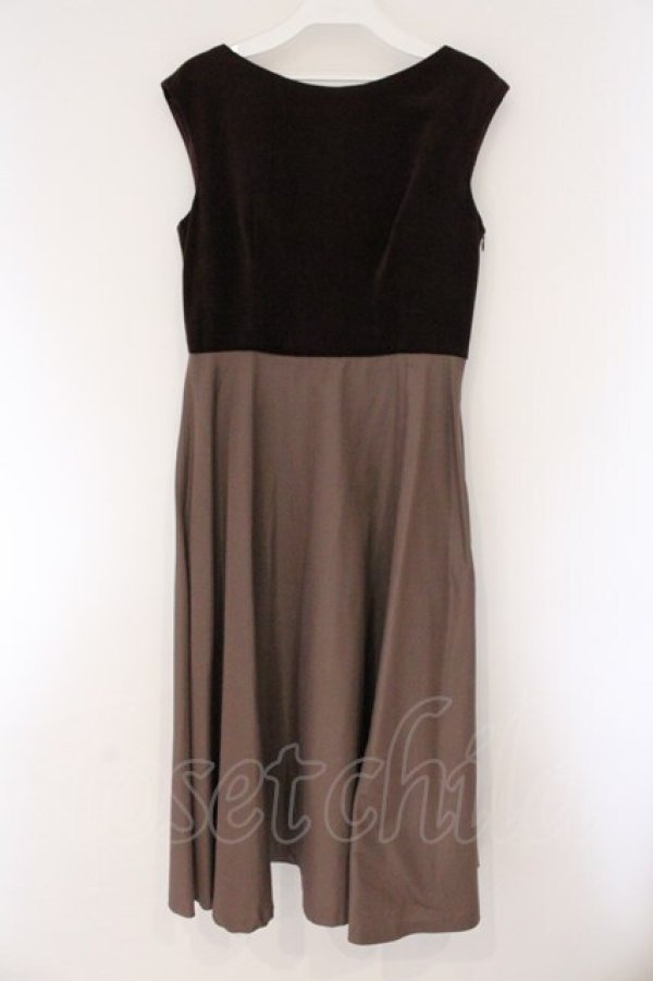 画像3: STRAWBERRY Fields / 別珍切替ワンピース  ワイン O-26-03-23-055-LO-OP-OW-OS (3)