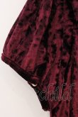 画像4: axes femme / ベロアフィッシュテールチュニック M ワイン O-26-03-23-065-AX-OP-OW-OS (4)