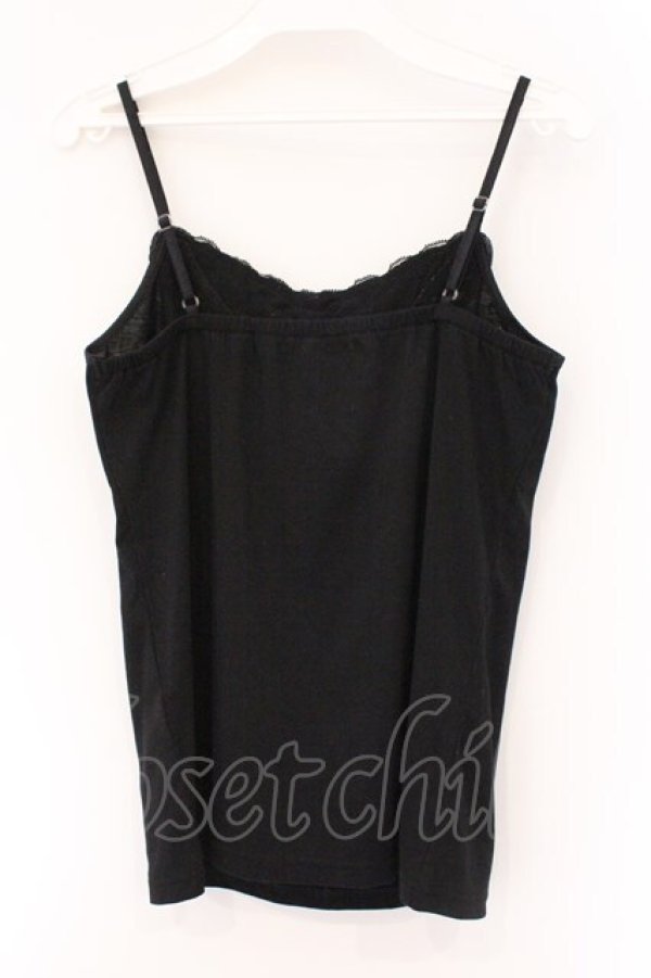 画像3: axes femme / お花＆パールキャミ M クロ O-26-03-23-072-AX-BL-OW-OS (3)