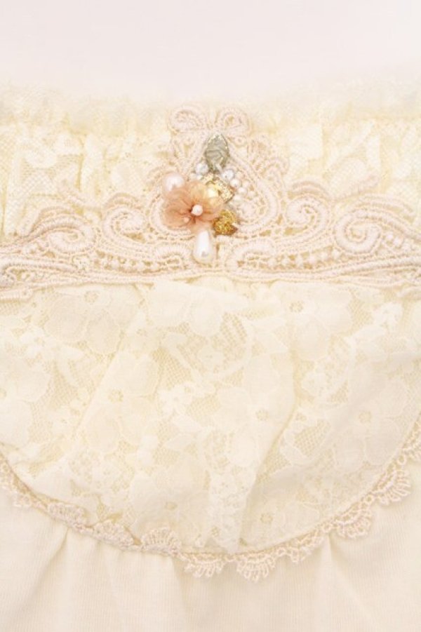 画像2: axes femme / レース使いキャミソール M キナリ O-26-03-23-076-AX-TO-OW-OS (2)