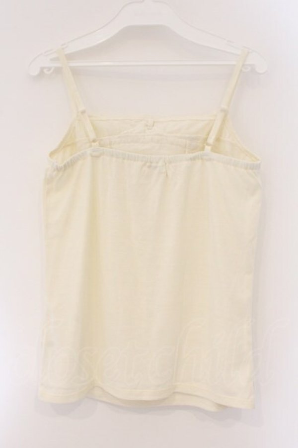 画像3: axes femme / レース使いキャミソール M キナリ O-26-03-23-076-AX-TO-OW-OS (3)