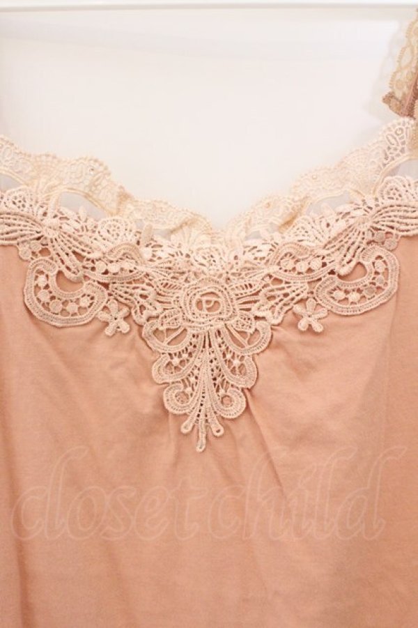 画像2: axes femme / グラデーションキャミソール M コーラルピンク O-26-03-23-086-AX-TO-OW-OS (2)