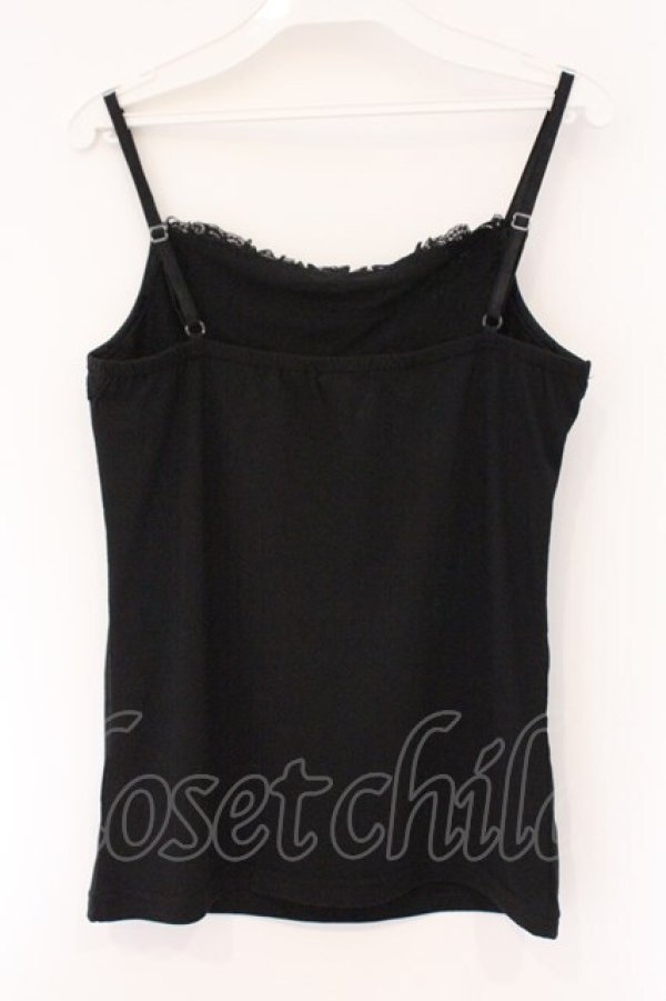 画像3: axes femme / レース＆ストーン使いキャミ M クロ O-26-03-23-089-AX-TO-OW-OS (3)