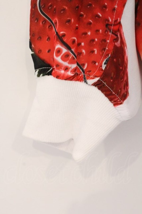 画像3: TRAVAS TOKYO / Medical Berry シフォンブルゾン F ホワイトｘレッド O-26-03-23-093-PU-TO-YM-OS (3)