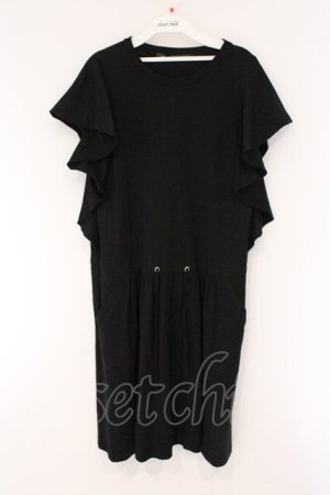 画像: Jane Marple Dans Le Salon / High Gauge T-cloth Ruffle Sleeve OP　ワンピース M クロ O-26-03-23-094-JM-OP-OW-OS