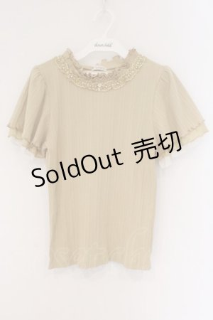 画像: axes femme / プチスタンドリブプルオーバー M イエロー O-26-03-23-100-AX-TO-OW-OS