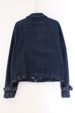 画像3: axes femme / 花刺繍ストレッチデニムジャケット L インディゴ O-26-03-23-018-AX-JA-IG-OS (3)