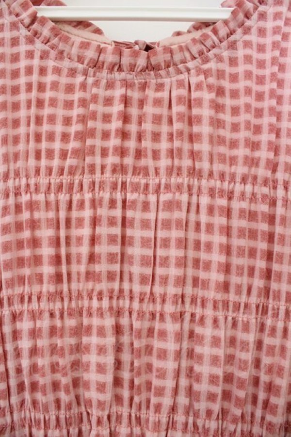 画像2: axes femme / 前後2wayシャーリングワンピース  ピンク O-26-03-23-023-AX-OP-IG-OS (2)