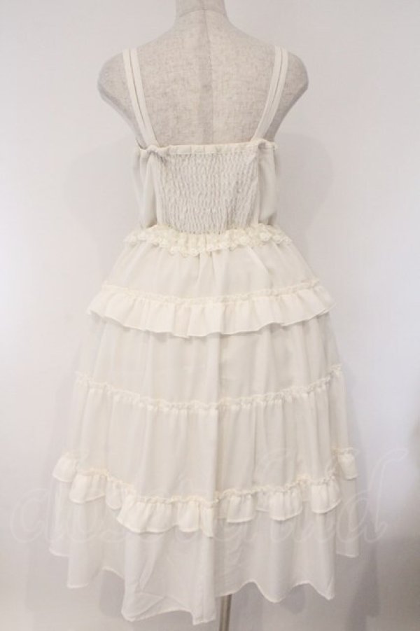 画像4: axes femme kawaii / フリルティアードワンピース  オフシロ O-26-03-23-002-AX-OP-IG-OS (4)