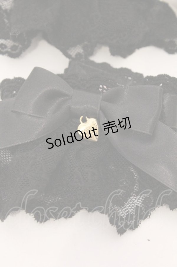 画像2: Angelic Pretty / Airy Heartはしごレースカフス  クロ O-26-03-24-022-AP-ZA-IG-OS (2)