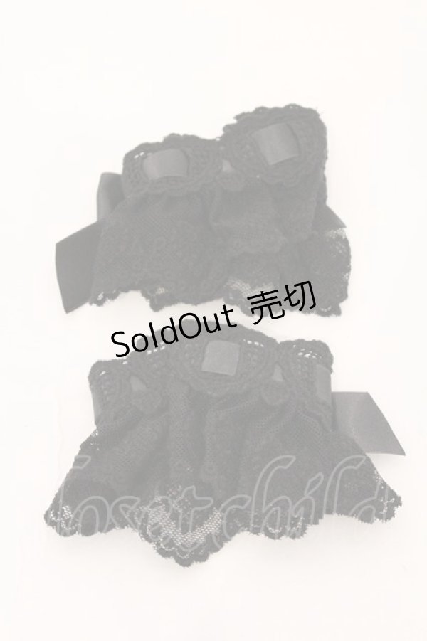 画像3: Angelic Pretty / Airy Heartはしごレースカフス  クロ O-26-03-24-022-AP-ZA-IG-OS (3)