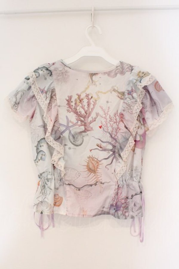 画像3: MILK / sea creaturesブラウス  ピンク O-26-03-24-037-ML-BL-OW-OS (3)