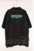 画像3: Deorart / バイカラーヘムオープンカラーハーフシャツ M ブラックｘサックス O-26-03-24-038-PU-BL-YM-OS (3)