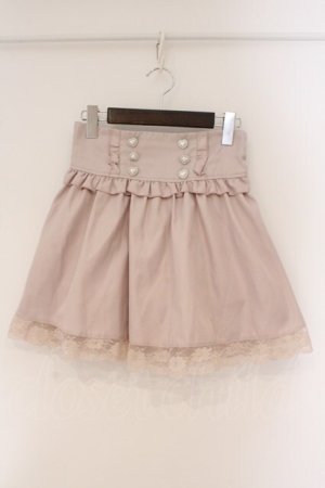 画像: Lily Merry / ハートボタンスカパン M ピンク O-26-03-24-044-LO-PA-YM-OS