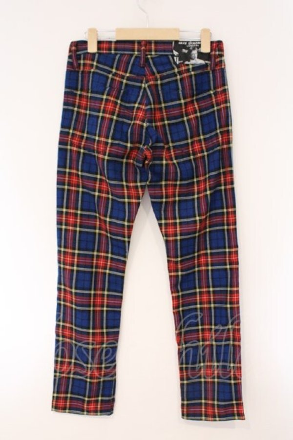 画像4: SEXY DYNAMITE LONDON / タータンチェックパンツ S ブルーチェック O-26-03-24-046-PU-PA-IG-OS (4)