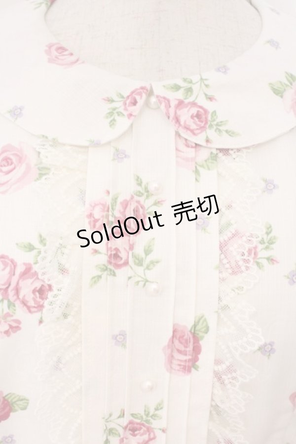 画像2: Emily Temple cute / フリルROSEワンピース M ピンク O-26-03-24-052-ET-OP-OW-OS (2)