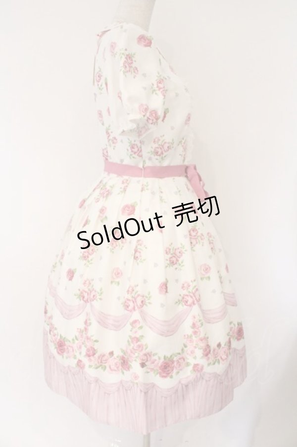 画像4: Emily Temple cute / フリルROSEワンピース M ピンク O-26-03-24-052-ET-OP-OW-OS (4)