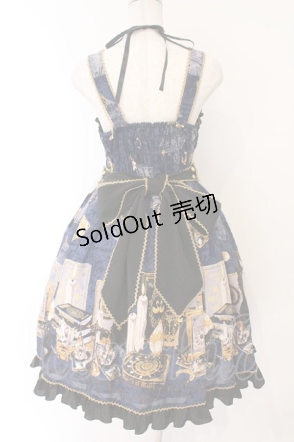 画像5: metamorphose / Magical artefact リボンジャンパースカート  ミッドナイト O-26-03-24-055-ME-OP-OW-OS (5)