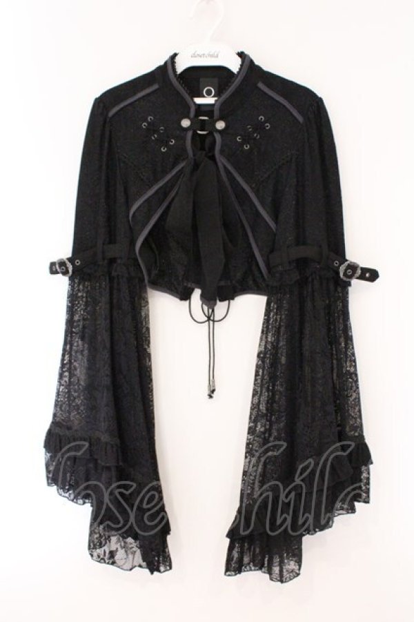 画像1: Ozz oneste / Fairy tale Roseレースボレロ  ブラック O-26-03-24-059-OO-JA-OW-OS (1)