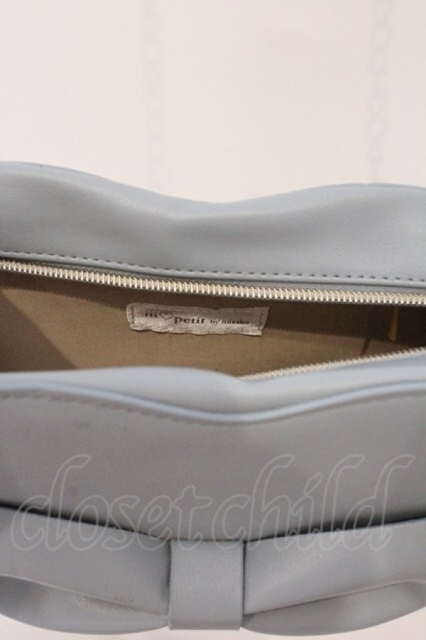 画像4: m petit by misako / ハートポシェット  サックス O-26-03-24-005-0-BG-OW-OS (4)