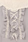 画像2: mille fille closet by LODISPOTTO / レース切替ワンピース M ブルーグレー O-26-03-24-068-LO-OP-OW-OS (2)
